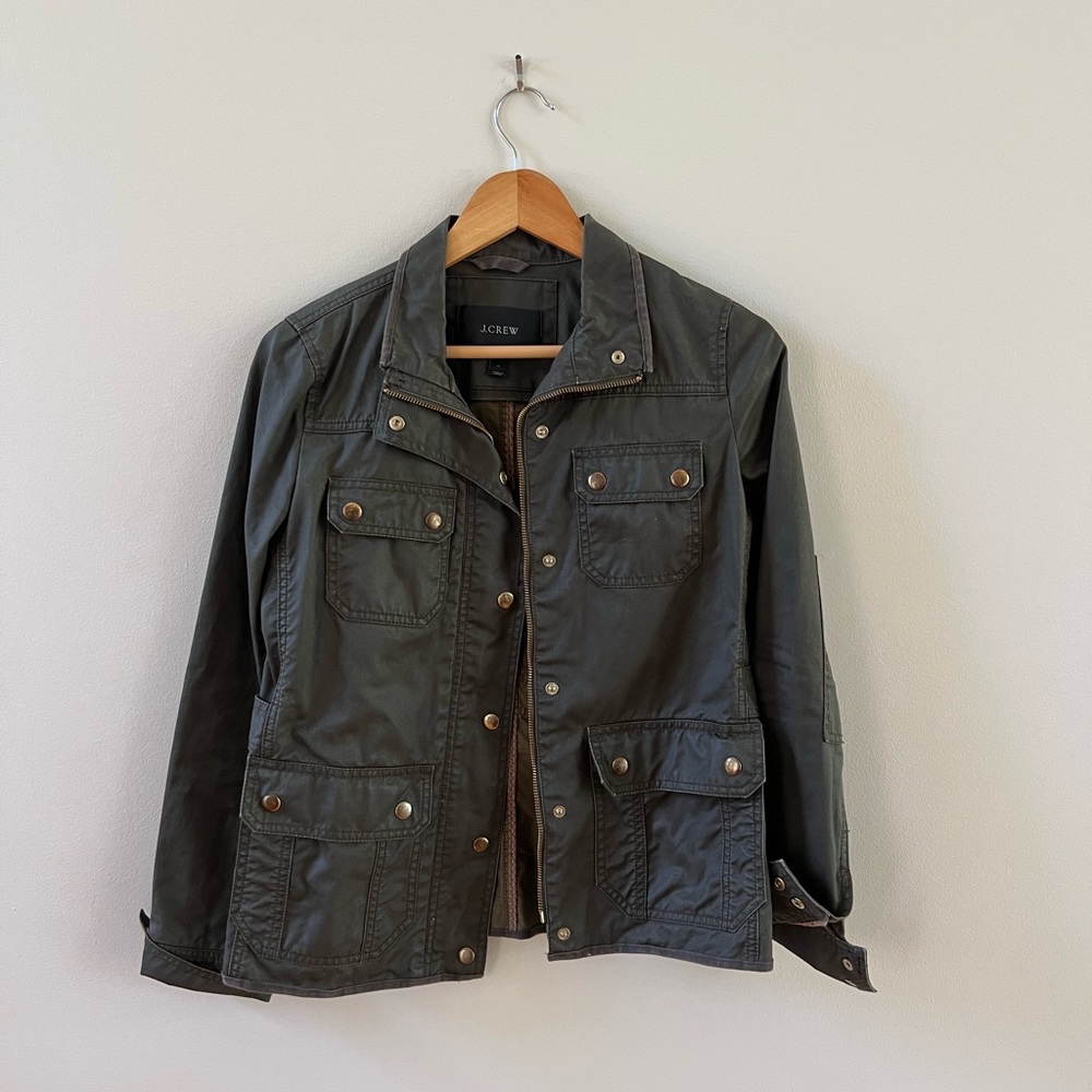 j crew field utility jacket size xs